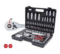 KS TOOLS Set Di Chiavi A Cricchetto 1/4" - 1/2" 96 Pezzi
