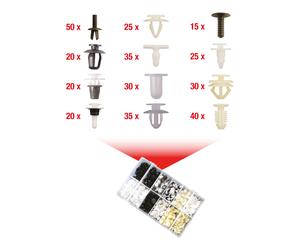 KS Tools Set di clip di fissaggio Citroën/Peugeot, 345pz. Quantità:1