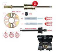 KS Tools Set Di Estrattori Universali Per Mozzi E Giunti, 30 Pezzi, 700.1530