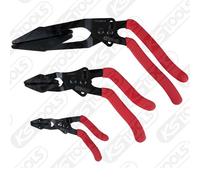 KS TOOLS Set Di Pinze Per Tubo Senza Passo 3 Pezzi