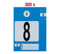 KS Tools 500.8016 Serie portachiavi, blu, 300 pz