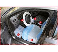 KS TOOLS Set Di Protezione Interna 5 In 1, Auto, Confezione Da 100 500.8110