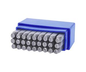 KS Tools Set di punzoni con lettere a rilievo, 27pz. Quantità:1