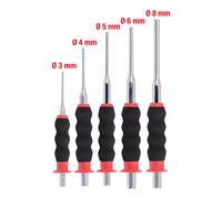 KS Tools Set di punzoni, CrMo, 5pz. cilindrici Quantità:1