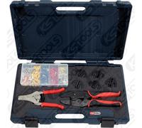 KS TOOLS Set Di Strumenti Per Crimpatura Automatica, 8 Pezzi 115.1400