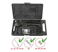 KS Tools Set per rivettatrice manuale universale, 10pz. Quantità:1