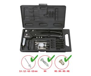 KS Tools Set per rivettatrice manuale universale, 10pz. Quantità:1
