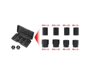 KS Tools Set utensili per rimozione e inserimento viti prigioniere, 12pz. Quantità:1