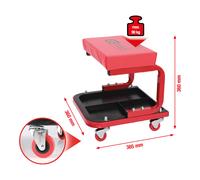 KS Tools Sgabello da officina mobile, L=440xl=360x H=360mm Quantità:1