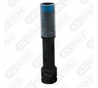 KS TOOLS Slimpower Cerchi IN Lega Presa Corrente, extra Lungo, 17 MM 515.0617