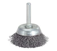 KS Tools 340.0004 Spazzola a tazza in filo d'acciaio 0,3mm,Ø75mm