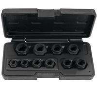 KS Tools Spiral-Profil-Steckmuttern-Satz, 10-tlg M8-M19 (913.3880)
