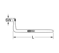 KS Tools Staffa isolata Quantità:1