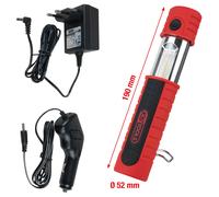 KS Tools Striscia Led-Akku-Arbeitslampe, 2 Watt Striscia LED + 6 LED Testa