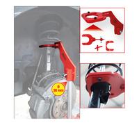 KS Tools 160.0195 Sostegno gamba ammortizzatrice McPhersone per sollevatore cambio, 4 pz