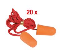 KS Tools Tappi orecchie in PU, con cavo, 20 paia Quantità:20