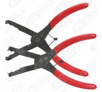 KS Tools Trim-Clip-Zangen-Satz, 2-tlg. Smontaggio Clip-Plastica Chiodi