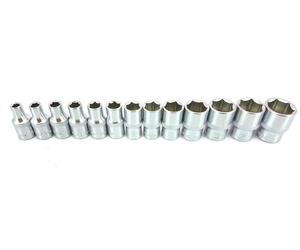 KS TOOLS Ultimate Set Di Chiavi A Bussola Esagonale 1/4", 13 Pezzi 4-14mm