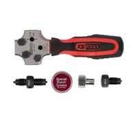 KS Tools Utensili universali FLAREFIXeco per la svasatura dei tubi freno da 4,75mm / 3/16" SAE, 5pz. Quantità:1