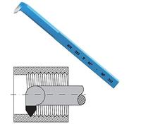 KS Tools WN 283 NF 353 - Scalpello girevole per filettatura, interno 60°, in acciaio tornito Ø 20 x 20 mm, quadrato P20 HM