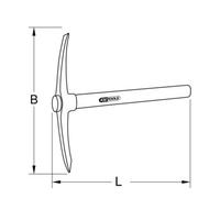 KS Tools Zappa a croce BRONZEplus con manico Quantità:1