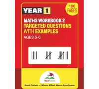 KS1 Year 1 Maths Workbook: Targeted Practice for Ages 5-6 (Merit Tutors)