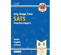 CGP Books KS2 Complete SATS Practice Papers Pack 2: Science, Maths & (Tascabile)