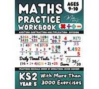 KS2 Year 5 Maths Practice Workbook, Addition, Subtraction, Multiplication, Division, Fractions, and Decimals, Beginning Order of Operations: Essential ... Step-by-Step Examples), Grade 4 Math