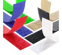 KS24 Products nastro a strappo per cucire, nastro con chiusura a strappo, dimensioni e colore a scelta/bianco, 16 mm x 1 m