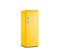 KS9953 SEVERIN FRIGORIFERO VINTAGE ANNI 50 DOPPIA PORTA GIALLO RETRO