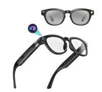 Ksaipx AI Smart Glasses 32GB Storage | Fotocamera 8MP + Lenti Auto-Dimming | Bluetooth 5.3, Traduzione in tempo reale, Batteria 15 giorni, | Telaio in PC + ABS ultra leggero