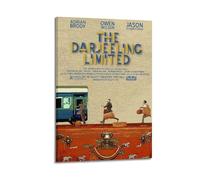 KSAIRHNRHRG The Darjeeling Limited, poster artistico da parete per camera, stile vintage, stampa estetica decorativa, per soggiorno, camera da letto, elegante poster, 30 x 45 cm, con cornice