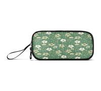 Ksajwzf Astuccio di grande capacità, motivo floreale selvatico, estivo, 3 scomparti, portapenne, organizer per cancelleria, per scuola, ragazza, ragazzo, adolescente, Multi, Zaino per la scuola