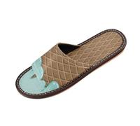 Ksajwzf Pantofole estive da donna, a forma di gelato alla menta, con punta aperta, da viaggio, Multi, 36/37 EU