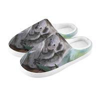 Ksajwzf Pantofole Koala con pittura ad acquerello per donne e uomini, graziose pantofole da casa da donna koala pantofole da casa calzini scarpe da casa scarpe da viaggio per camera da letto, Multi,