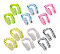 KSBBHDS 12 Pezzi in Silicone -Clip Noci, Attrezzatura da Nuoto, Clip del Naso Morbido E Confortevole, Forniture di Sport Acquatici.