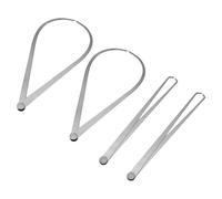 KSBBHDS 2 Pezzi di Pinze Interne Ed Esterne, Strumenti di Misurazione di Precisione in Acciaio Inossidabile, Strumenti di Misurazione in Ceramica, Accessori per Il Posizionamento del Processo.
