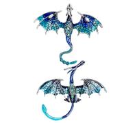 KSBBHDS 2 Pezzi di Spilla in Metallo, Forma di Cartone Animato A Olio di Langdie, personalità Creativa, Spille Squisite, Accessori retrò per Abiti da Uomo E Donna.