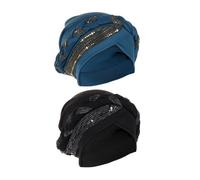 KSBBHDS 2 Pezzi Per Cappello Da Donna, Cappello Da Paillettes, Accessori Per Outfit, Cappello Elastico E Comodo.