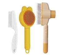 KSBBHDS Pettini per Peli di Animali Domestici da 3 Pezzi, Pettini per Massaggi per La Pulizia degli Animali Domestici, Cura degli Animali Domestici E Detergente.