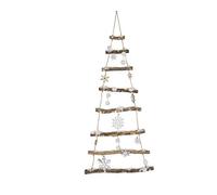 KSD albero di Natale con 90 LED, in legno di betulla, decorazione per finestra, decorazione per porta.