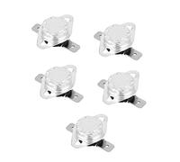KSD301 250V 15A normalmente elementi di controllo industriali interruttori di comando chiuso interruttore di controllo della temperatura 40-130 ℃ (5 per uno) 80 ℃