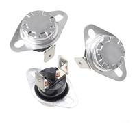 KSD303 Interruttore di controllo della temperatura, termostato regolabile da 40 °C a 190 °C, per erogatori d'acqua, 10 A 250 V normalmente chiuso/aperto normale, bachelite + alloggiamento in metallo