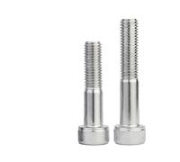 KSeSii 1~10 pz M4 M5 M6 M8 M10 M12 Parzialmente Filettatura Bulloni in Acciaio Inox 304 Esagonale A Esagono Incassato Testa Mezzo Dente Viti(M8x45mm-2pcs)