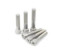 KSeSii 1~10 pz M4 M5 M6 M8 M10 M12 Parzialmente Filettatura Bulloni in Acciaio Inox 304 Esagonale A Esagono Incassato Testa Mezzo Dente Viti(M4x35mm-10pcs)
