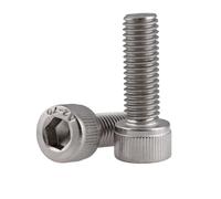 KSeSii 1/2 pz 304 In Acciaio Inox Filettatura Inversa Filettatura Sinistra Filettatura Inversa Sinistra Vite Esagonale Interna Bullone M4-m12(35mm,M6(2PCS))