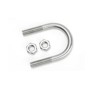 KSeSii 1/2 pz 304 Vite a U Bullone a U Clip a U Vite di estensione a U/Clip di fissaggio Clip di guida(2set M6x20x50)