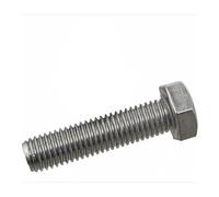 KSeSii 1/2 pz M6 M8 M10 M12 Viti a Testa Esagonale Esterna Filettata a Sinistra Viti a Testa Esagonale In Acciaio Inox 304 Filettatura Inversa Dente Sinistro Bulloni a Testa Esagonale Esterna(M8x50(1p