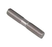 KSeSii 1-5 pezzi di barre filettate M3 M4 M5 M6 M8 M10 M12 M16 in acciaio inossidabile 304, bulloni a doppia estremità filettati, barra filettata a doppia testa(M12-1Pcs,35mm)