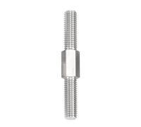 KSeSii 1-5 pezzi M3-M16 304 in acciaio inossidabile con filettatura sinistra e destra, doppia estremità, barra filettata positiva e negativa, bulloni prigionieri, vite(70mm,M16-1pcs)